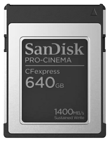 SanDisk SDCFEC-640G-JN4NN SanDisk PRO-CINEMA CFexpress Type-B歌留多 640GB その他-パソコン・周辺機器