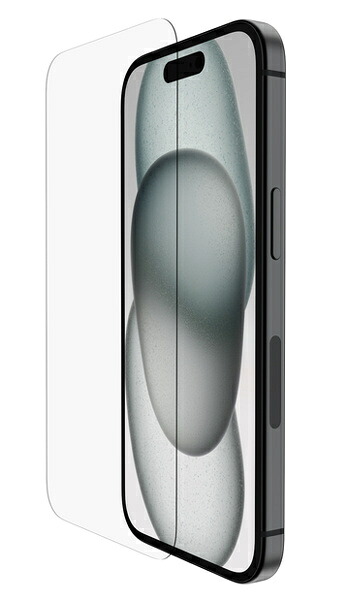 belkin SFA095ec SCREENFORCE iPhone 15/ 14 Pro用 ウルトラ硝子 + 抗菌 画面保護すること写真フィルム