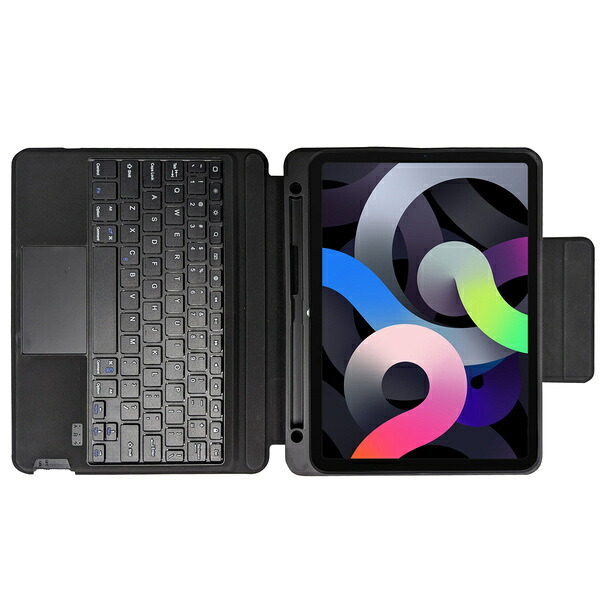 エムディーエス MDS-BTKCIP109G10BK3 iPad 10.9（第10世代）専用 ワイヤレスキーボード付ケース（タッチパッド付） ブラック