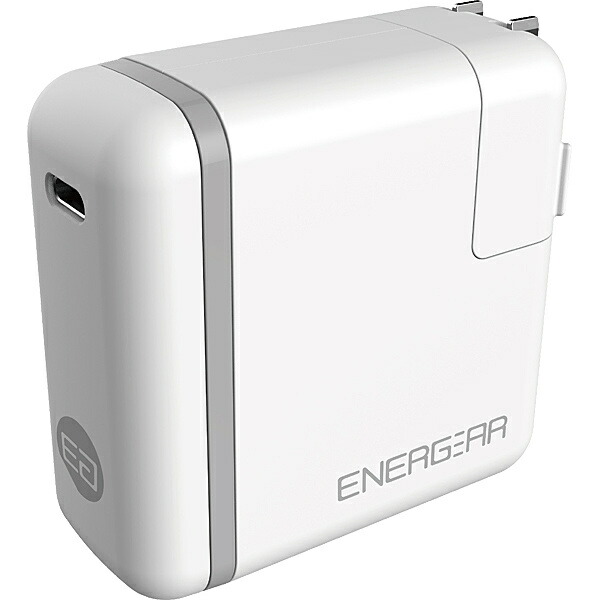 GOPPA E00460A1CWHTUS 46W USB PD認証 Type-C ACアダプター 1.8mケーブルセット ホワイト