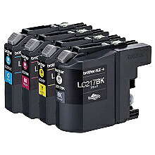 茶飲み友だち LC217/215-4PK インキ薬莢大電気容量手合い お徳用4色風呂敷き包み
