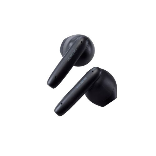 ELECOM LBT-TWS17BK Bluetoothイヤホン/ 完全ワイヤレス/ AAC対応/ 低遅延モード/ セミオープン/ タッチセンサー/ ブラック|PLUSYU堂