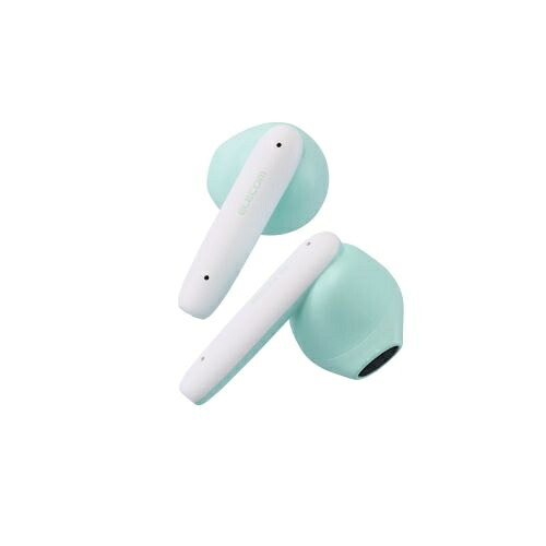 ELECOM LBT-TWS17CSGN Bluetoothイヤホン/ 完全ワイヤレス/ AAC対応/ 低遅延モード/ セミオープン/ タッチセンサー/ マカロングリーン