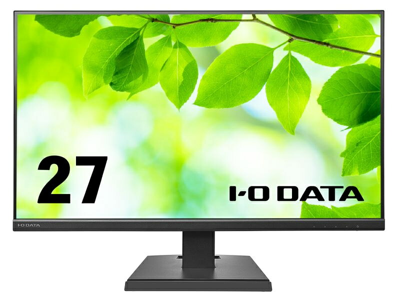IODATA LCD-A271DB ワイド液晶ディスプレイ 27型/ 1920×1080/ アナログRGB、HDMI/ ブラック/ スピーカー：あり/ よりサステナブルなディスプレイへ/ 「5年保証」「無輝点保証」3辺フレームレス