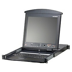 ATEN KL1516AMJJL 17inLCD デュアル横すべり 16界面KVMドロワー ロング軌跡