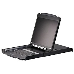 ATEN CL5816NJJL 19inLCD一体型16界面KVMドロワー/ マルチ界面/ ロング軌跡