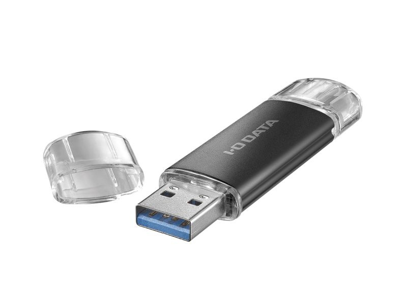IODATA U3C-STD128G/K USB-A＆USB-C搭載USBメモリー（USB3.2 Gen1） 128GB ブラック