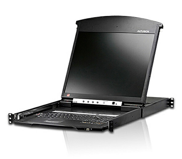 ATEN KL1516AiMJJL 17inLCD デュアル横すべり 16界面 Over IP Cat5 KVMドロワー ロング軌跡