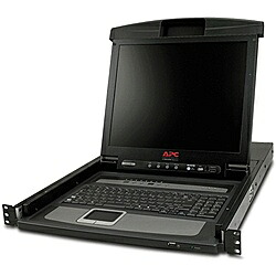シュナイダーエレクトリック AP5808 17 Rack LCD Console English US with Integrated 8 Port Analog KVM Switch