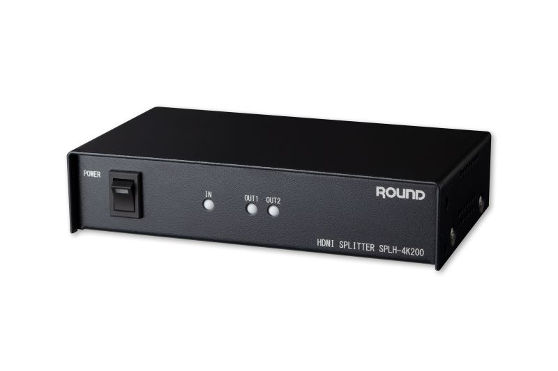 ラウンド SPLH-4K200 HDMI 2振りあてる器（1インプット2最終生産物、4K相応う、お役目用）