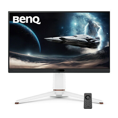 BenQ EX271U ゲーミングモニター 27型/ 3840×2160(4K)/ HDMI x3、DisplayPort x1、USB Type-C x1(65W給電)/ ホワイト/ スピーカー無し/ IPS/ 1ms/ 165Hz/ HDR400/ PixSoulエンジン搭載