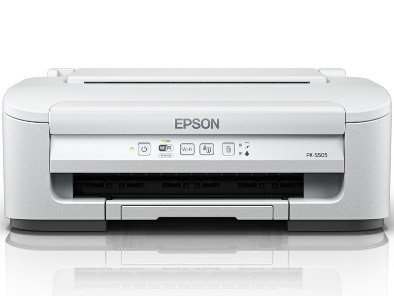 EPSON PX-S505 A4色つやインクジェット印刷工/ 色つや18PPM・モノクロ34PPM/ Wi-Fi 4/ 4色絵の具/ 有線・無線電話ローカルエリアネットワーク