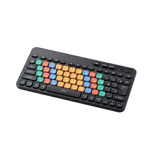 ELECOM TK-FS10BMKIBK マイコン学び取る用鍵盤/ KEY PALETTO/ Bluetooth/ iPadOS/ iOS用/ メンブレン式/ ミニサイズ/ 抗菌/ 黒いこと