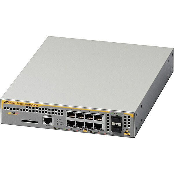 アライドテレシス 3783R AT-IE210L-10GP PoE取り替えっこ
