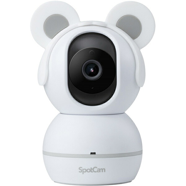 アユート SPC-SPOTCAM-BABYCAM SpotCam Baby Cam ネットワークカメラ /室内専用 監視 /赤ちゃん見守り /赤ちゃん鳴き声感知機能 /802.11b/ g/ n 2.4GHzワイヤレス接続