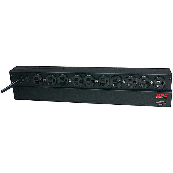 シュナイダーエレクトリック AP95625W Rack PDU Basic 1U 15A 100V (10) 5-15R 5年保証