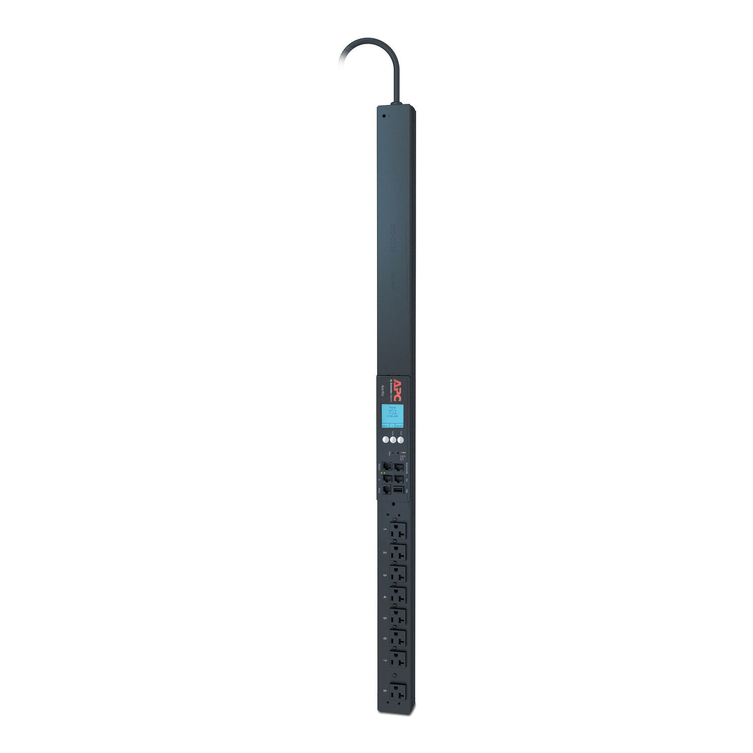 シュナイダーエレクトリック AP8931 Rack PDU 2G、Switched、ZeroU、15A、100-120V、(8) 5-15｜PLUSYU堂
