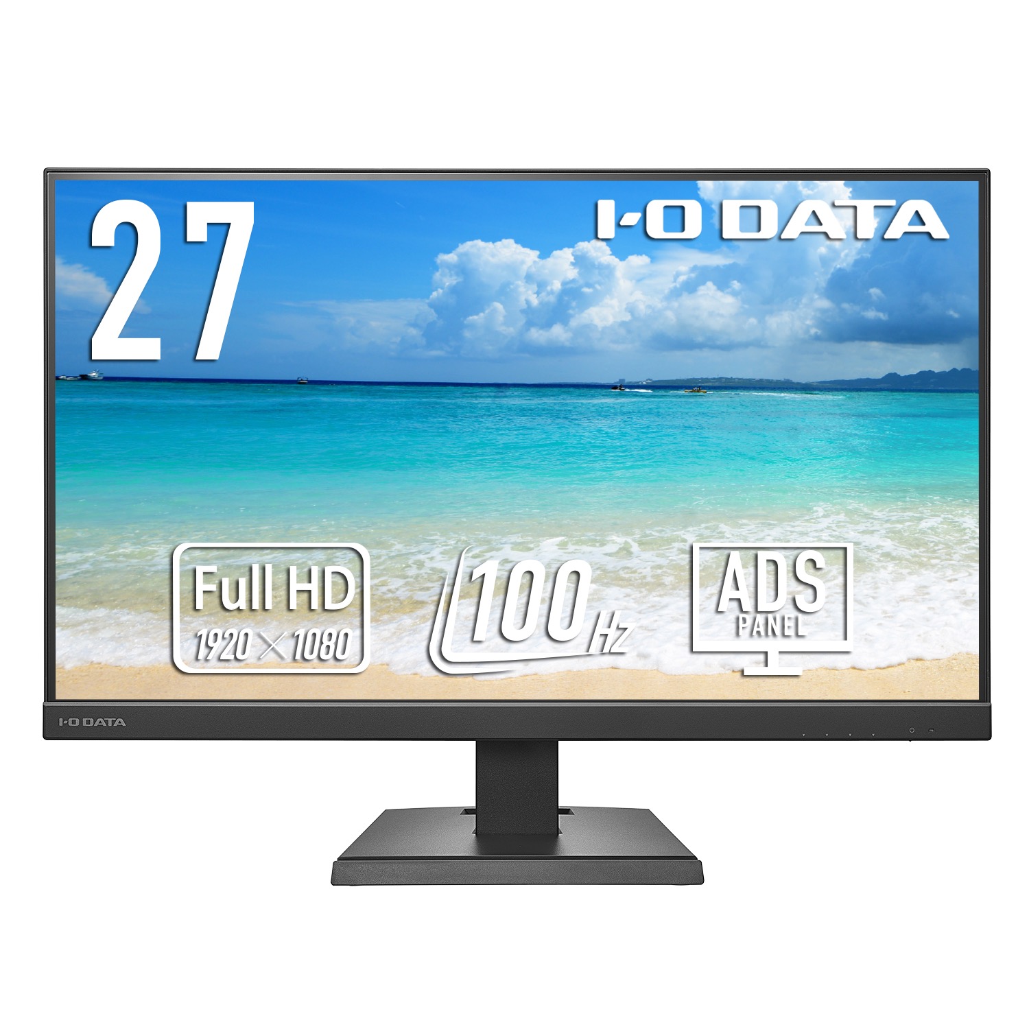 IODATA EX-C272SDB 広広とした液晶見せびらかす 27型/ 1920×1080/ HDMI、DisplayPort、USB Type-C/ 黒いこと/ 金棒引き：あり/ 100サイクル相応うで視認性脹れ上がる!