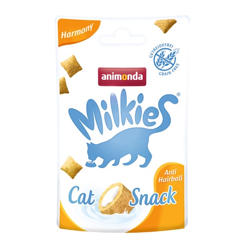 アニモンダ キャット ミルキース 激安/新作 クランキービッツ お気にいる ハーモニー animonda 30g 毛玉ケア ○