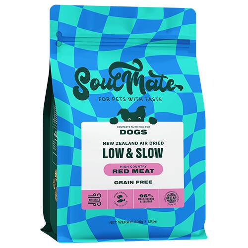 ソウルメイト エアドライ レッドミート 500g ドッグフード【SoulMate 犬】○