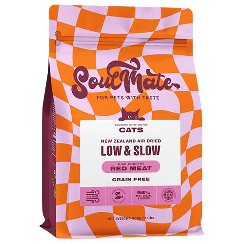 ソウルメイト　エアドライ　レッドミート　500g 　キャットフード【SoulMate 猫】○
