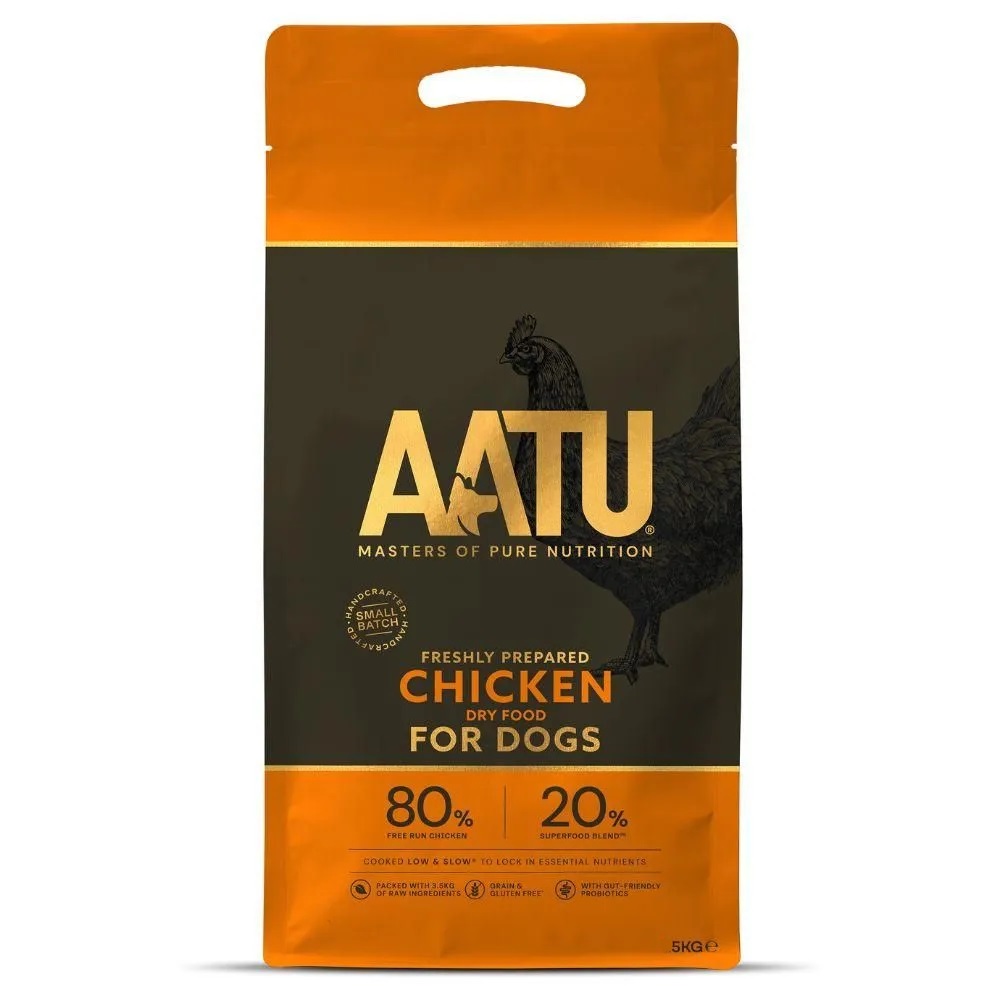 【リニューアル】アートゥー ドッグ チキン 5kg【AATU　ドライフード　犬用総合栄養食】○｜P＆LUXE 9,590円