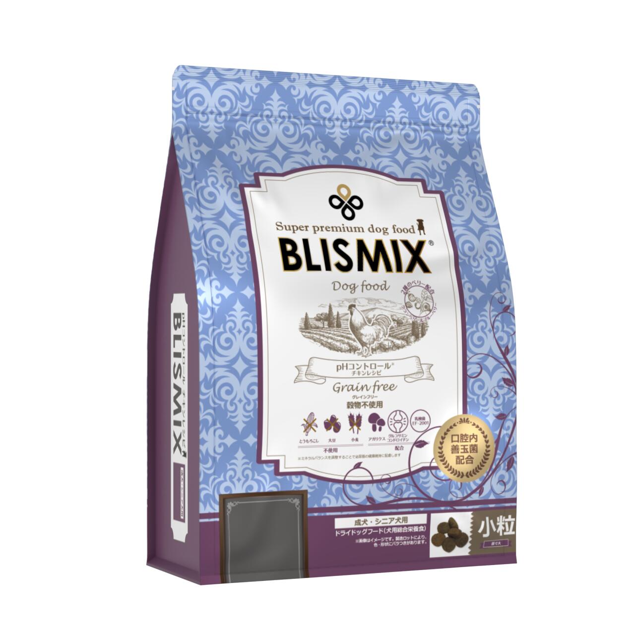 ブリスミックス　pHコントロール　小粒　3kg　グレインフリーチキン【BLISMIX　ドッグフード】○