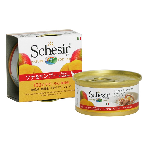楽天市場】シシア ツナ＆ビーフフィレ 50g×6缶 成猫用 【Schesir