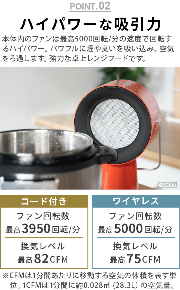 選べる2大特典付】卓上レンジフード 換気扇 キッチン 台所 小型エア