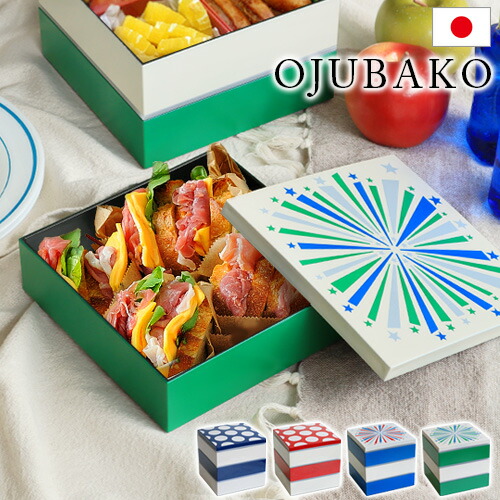 骨董　弁当箱　漆器　木製　重箱　木箱　お盆　セット　松葉に梅 重箱 おせち 三段重 木製扇面花丸松竹梅蒔絵 溜内朱 6.5寸 20cm