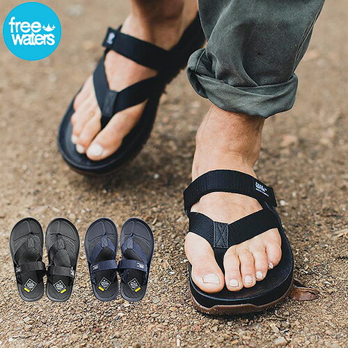 サンダル メンズ 履き心地 おしゃれ Mo 058スポーツサンダル 軽量 滑りにくい 厚底 Freewaters Trifecta メンズ スポーツサンダル フリーウォータース スポサン 海 歩きやすい 靴 アウトドア キャンプ 旅行 Max46倍 サンダル ビーチサンダル メンズ おしゃれ ブランド