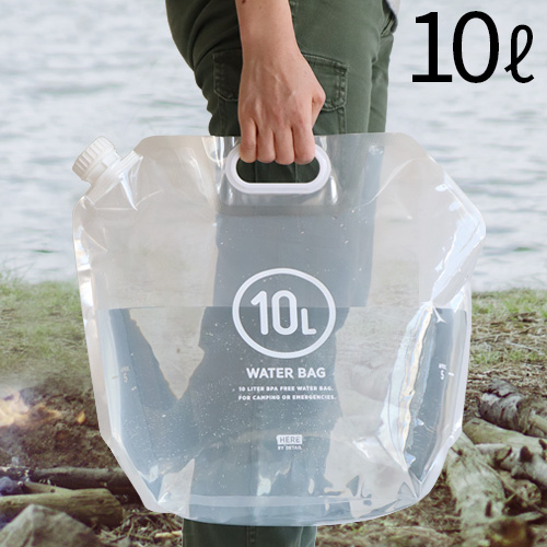 市場 ウォータータンク 水 自立型 キャンプ Bag 給水袋 あす楽14時まで タンク 2個セット 2 アウトドアwater 10リットル 10l Of Set 給水タンク