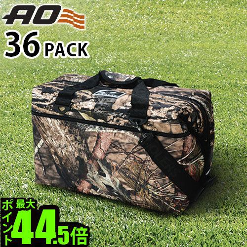 【マラソン期間中 最大P51.5倍】 送料無料 クーラーボックス クーラーバッグ AO Coolers エーオークーラーズキャンバス ソフトクーラー モッシーオーク[36パック]保冷バッグ ブレイクアップ 迷彩 大型 防水｜plywood zakka（インテリア雑貨）