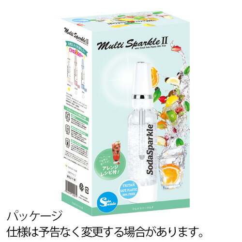 炭酸水メーカー炭酸水送料無料ソーダスパークルシングルボトルスターターキットポイント10倍ガスカートリッジ5本付SodaSparkleSSK001炭酸フレーバーウォーター