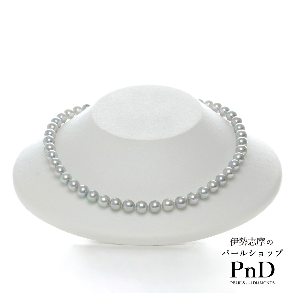 楽天市場】【高級】約8.0-8.5mm/花珠真珠ネックレスセット 国産パール 