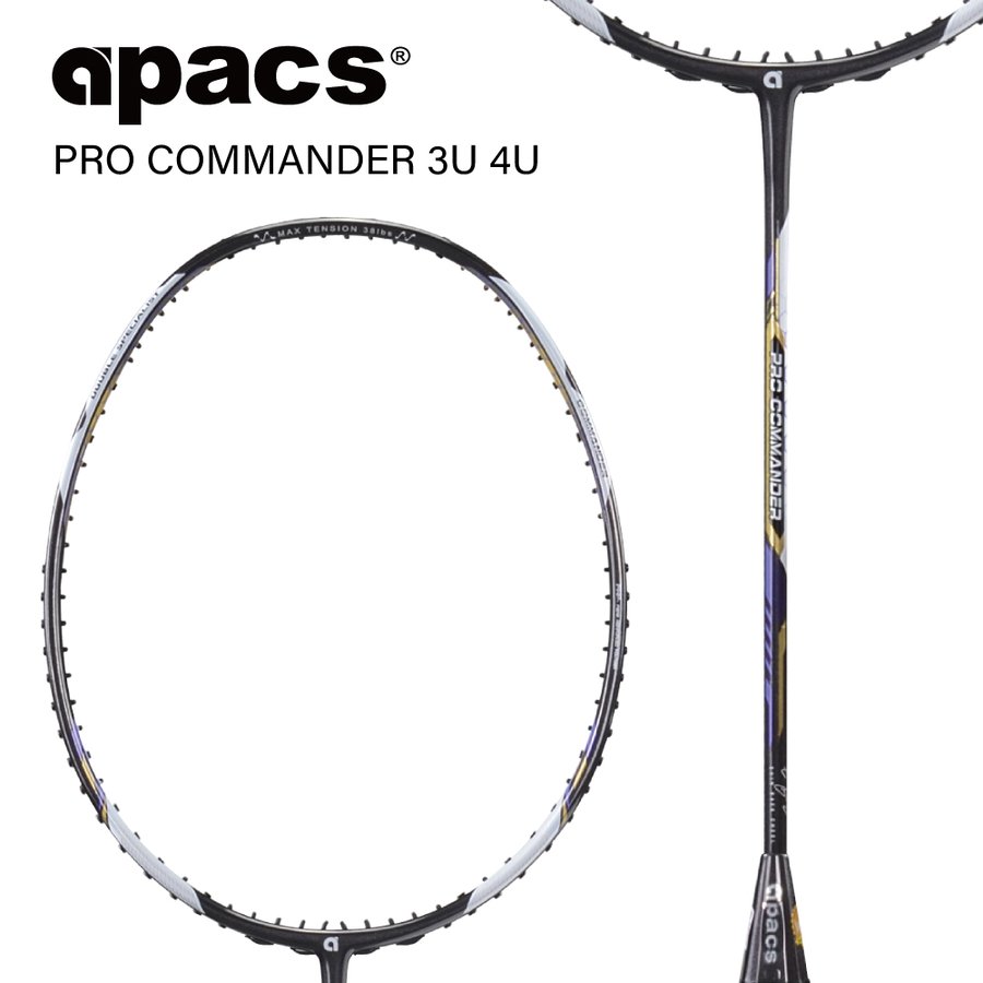 楽天市場】APACS ZIGGLER LHI PRO II バドミントン ラケット