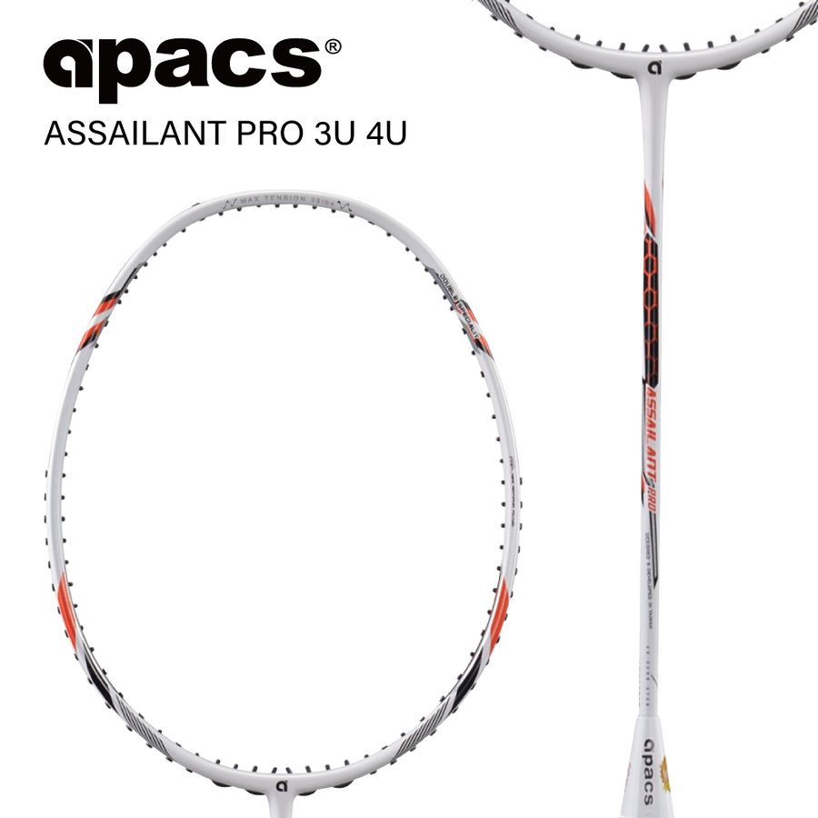 楽天市場】APACS PRO COMMANDER バドミントン ラケット アパックス 