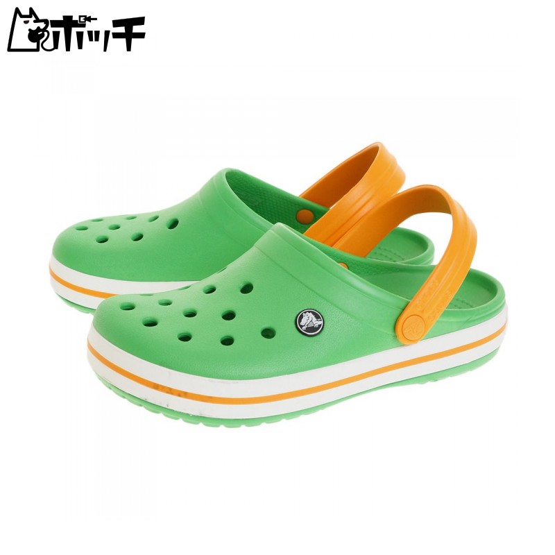 grass green women's crocs