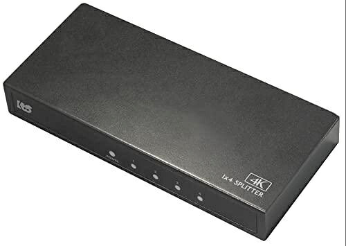 ラトックシステム 4K60Hz対応 1入力4出力 HDMI分配器 RS-HDSP4P-4KZ