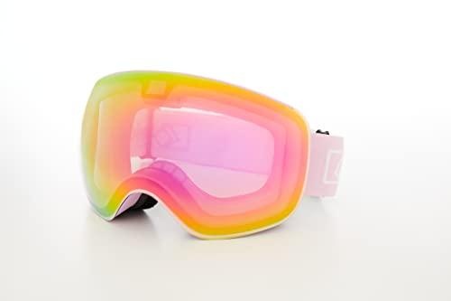 ウィキューダイレクト WiCUE 0.1秒瞬間調光スキーゴーグル スマート液晶 ピンク VR2101-PK