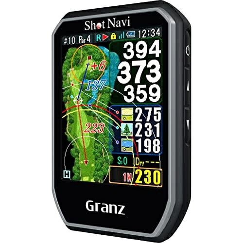 ショットナビ ゴルフ用GPSナビ Granz 黒いこと GranzBK