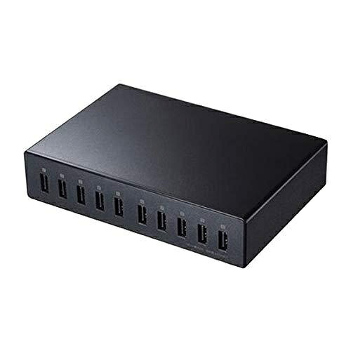 サンワサプライ USB充電器(10ポート・合計20A・高耐久タイプ) ACA-IP68