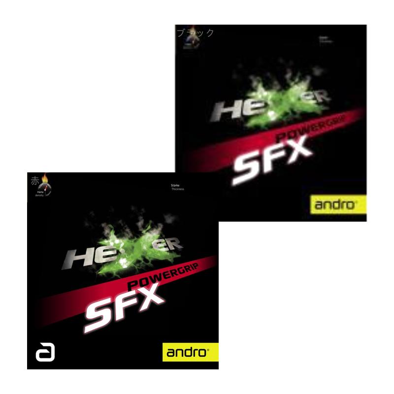 ヘキサーパワーグリップSFX AND 112295 ブラック 赤