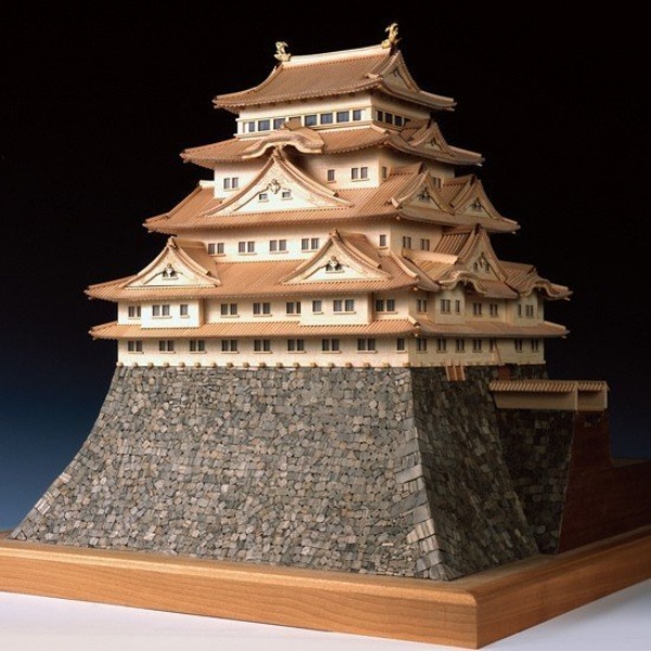 激安価格の ウッディジョー 150 大阪城 木製模型 組立キット