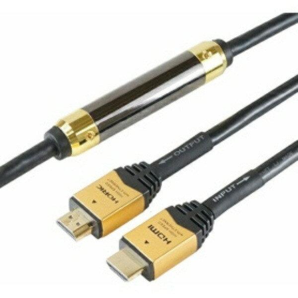 ホーリック イコライザー付き添い人 ＨＤＭＩ有線テレビ ゴールド ３０ｍ ＨＤＭ３００－５９５ＧＤ １本