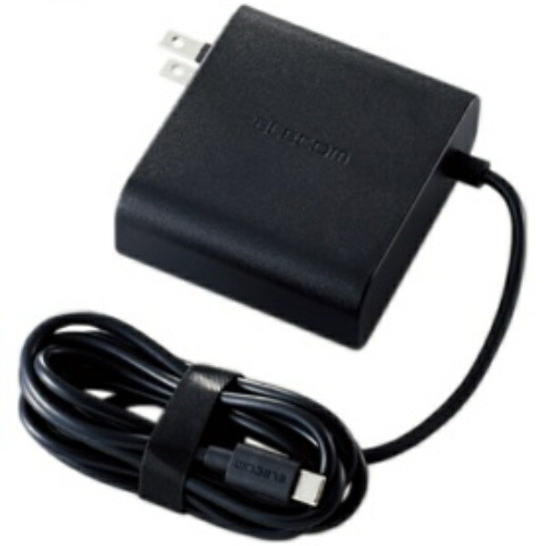 エレコム ＰｏｗｅｒＤｅｌｉｖｅｒｙ対応ＵＳＢ ＡＣ充電器（６５Ｗ） ブラック ＡＣＤＣ－ＰＤ０４６５ＢＫ １個