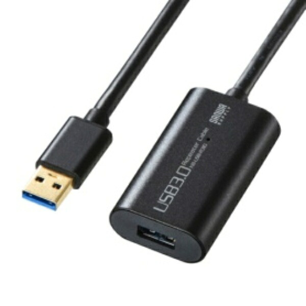 サンワサプライ 押しひろげるＵＳＢ３．０アクティブリピーターケーブル （Ａ）雄－（Ａ）刃針 １０ｍ ＫＢ－ＵＳＢ－Ｒ３１０ １本 パソコン・周辺機器-PCアクセサリー