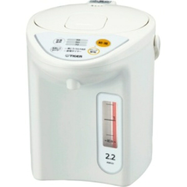 タイガー魔法瓶 マイコン電動ポット 2.2L ホワイト PDR−G221W 1台|ポッチ
