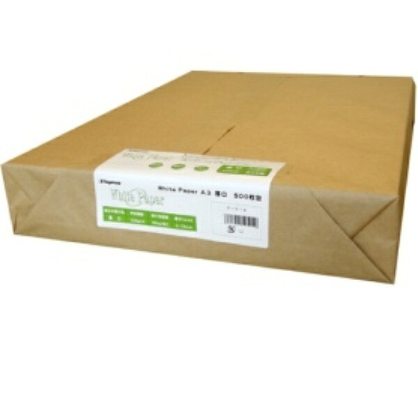 長門屋商店 ホワイトペーパー Ａ３ 厚口 ９０ｋｇ ナ－５１４ １冊（５００枚）