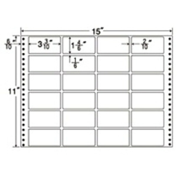 オリエント刷り上げる ナナ質問用紙 年代順の連続付け紙 Ｍ手合い １５×１１in ２４面 ８４×４２粍 ＭＴ１５Ｔ １箱（５００折） パソコン・周辺機器-その他-PCサプライ・消耗品